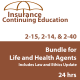 24 hrs 2026 Complete CE Bundle for 2-15, 2-14 and 2-40 Health and Life 24 hrs 2026 Complete CE Bundle for 2-15, 2-14 and 2-40 Health and Life